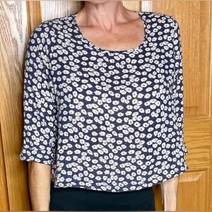URBAN OUTFITTERS PINS AND NEEDLES FLOWY SOFT FLORAL BOHO CROP TOP SIZE M
